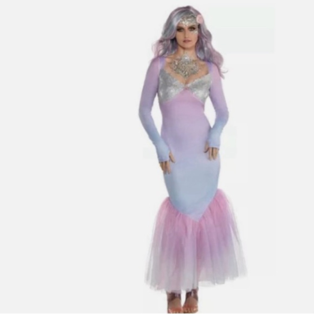 Mystical mermaid women’s costume Elegant Dress size small 2-4 new in package